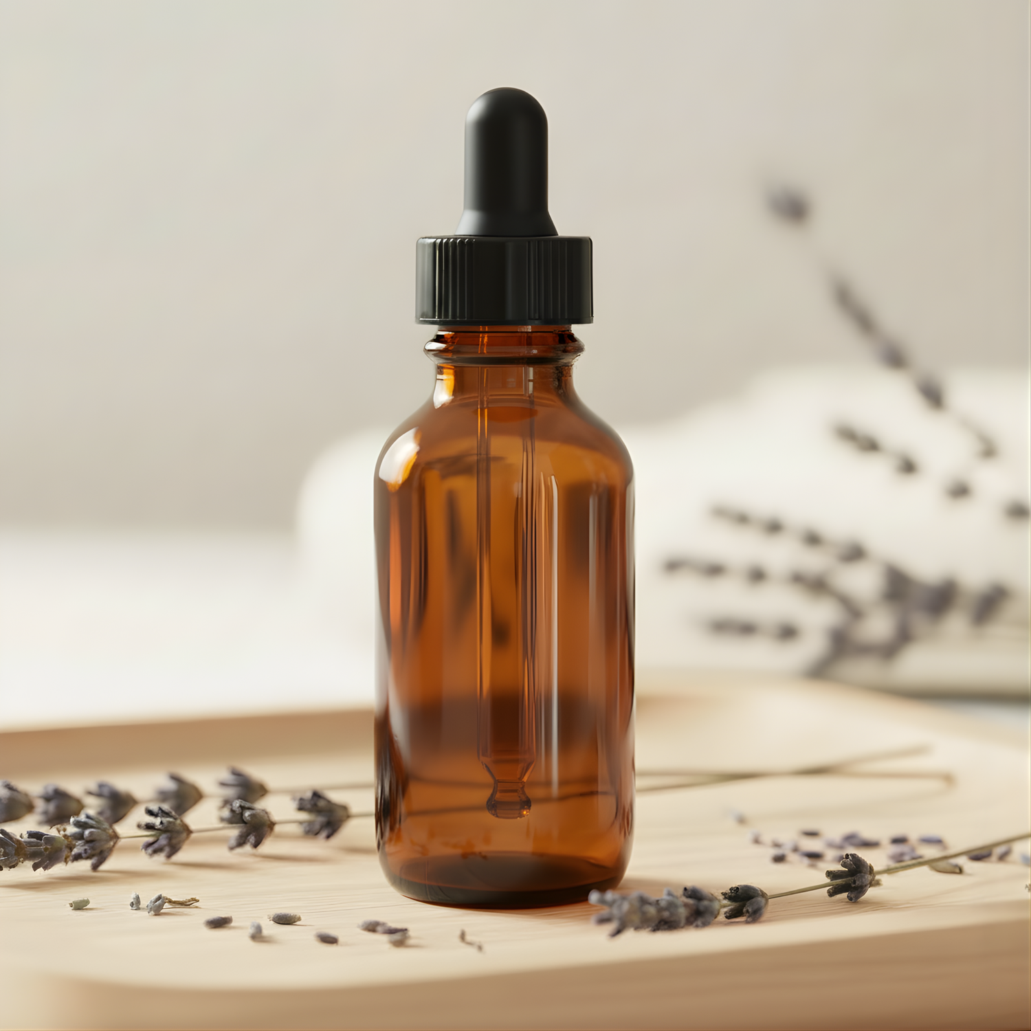 1oz Amber Glass Dropper Bottle