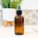 4oz Amber Glass Sprayer Bottle image 0