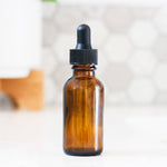 1oz Amber Glass Dropper Bottle image 0