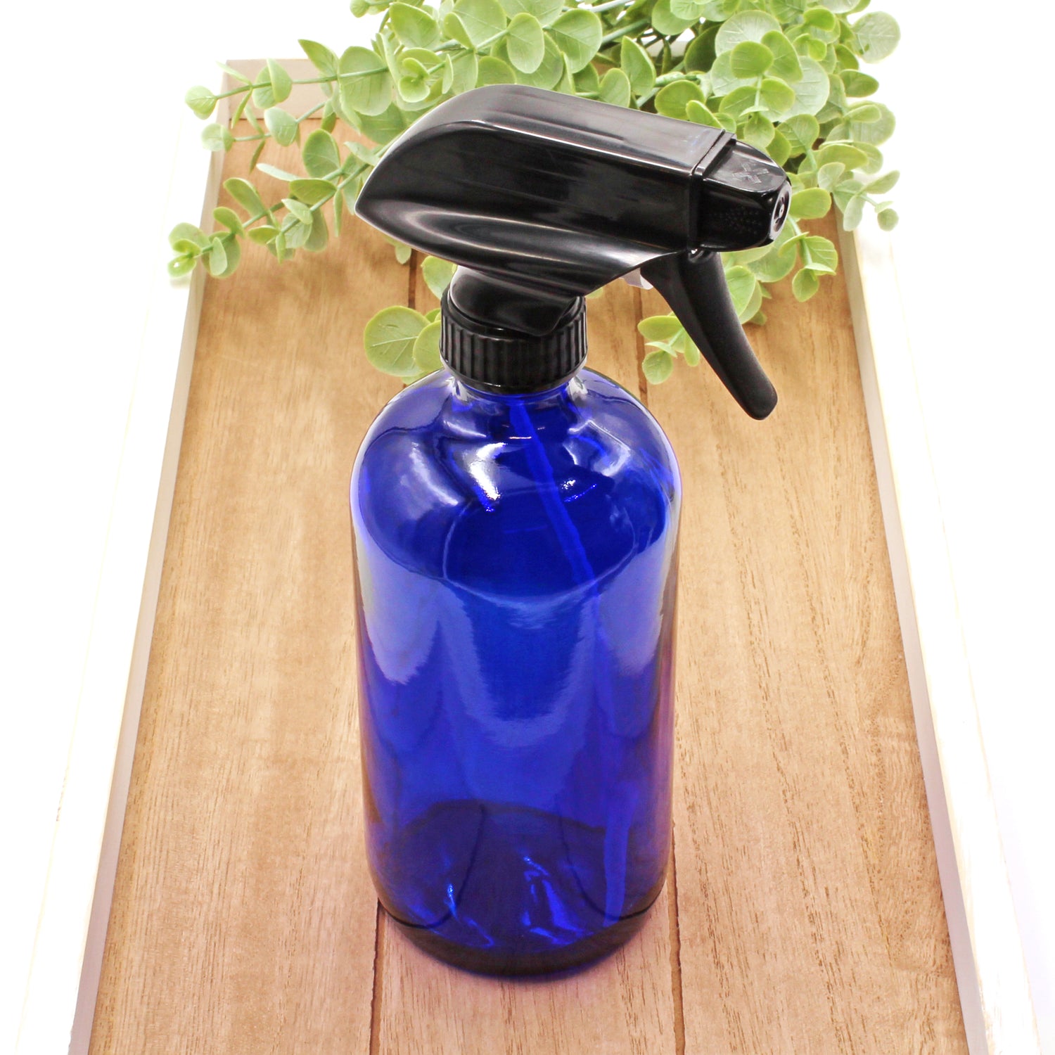 16oz Cobalt Glass Sprayer Bottle image 1