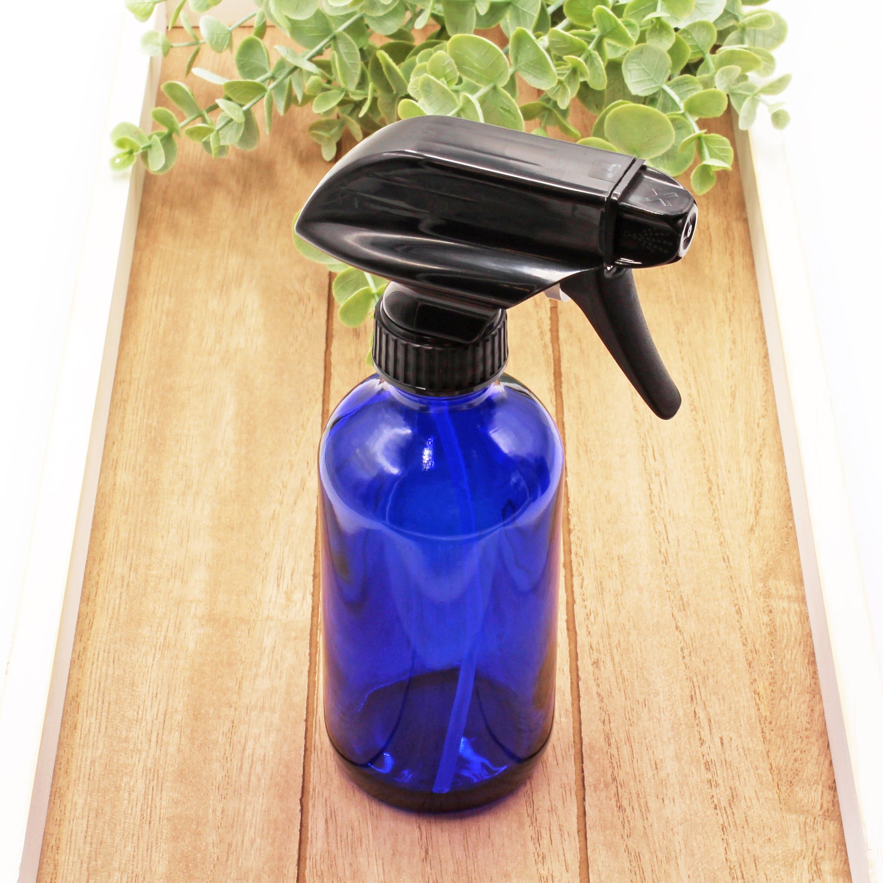8oz Cobalt Glass Sprayer Bottle image 1