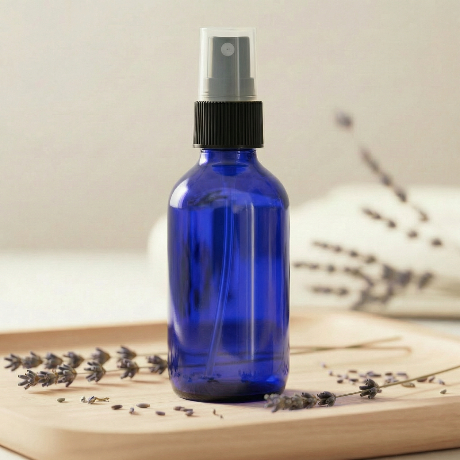 2oz Cobalt Blue Glass Sprayer Bottle