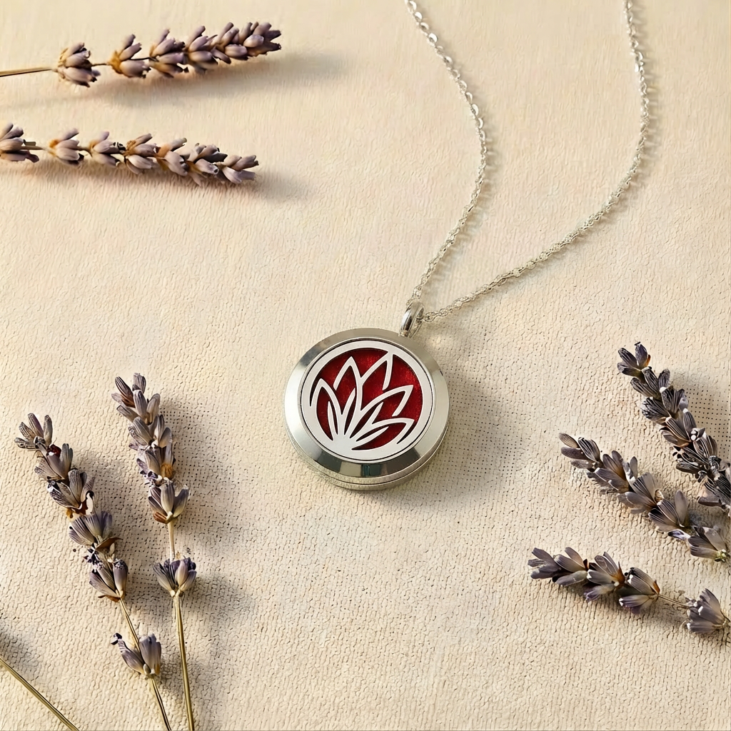 Mini Lotus Diffuser Necklace