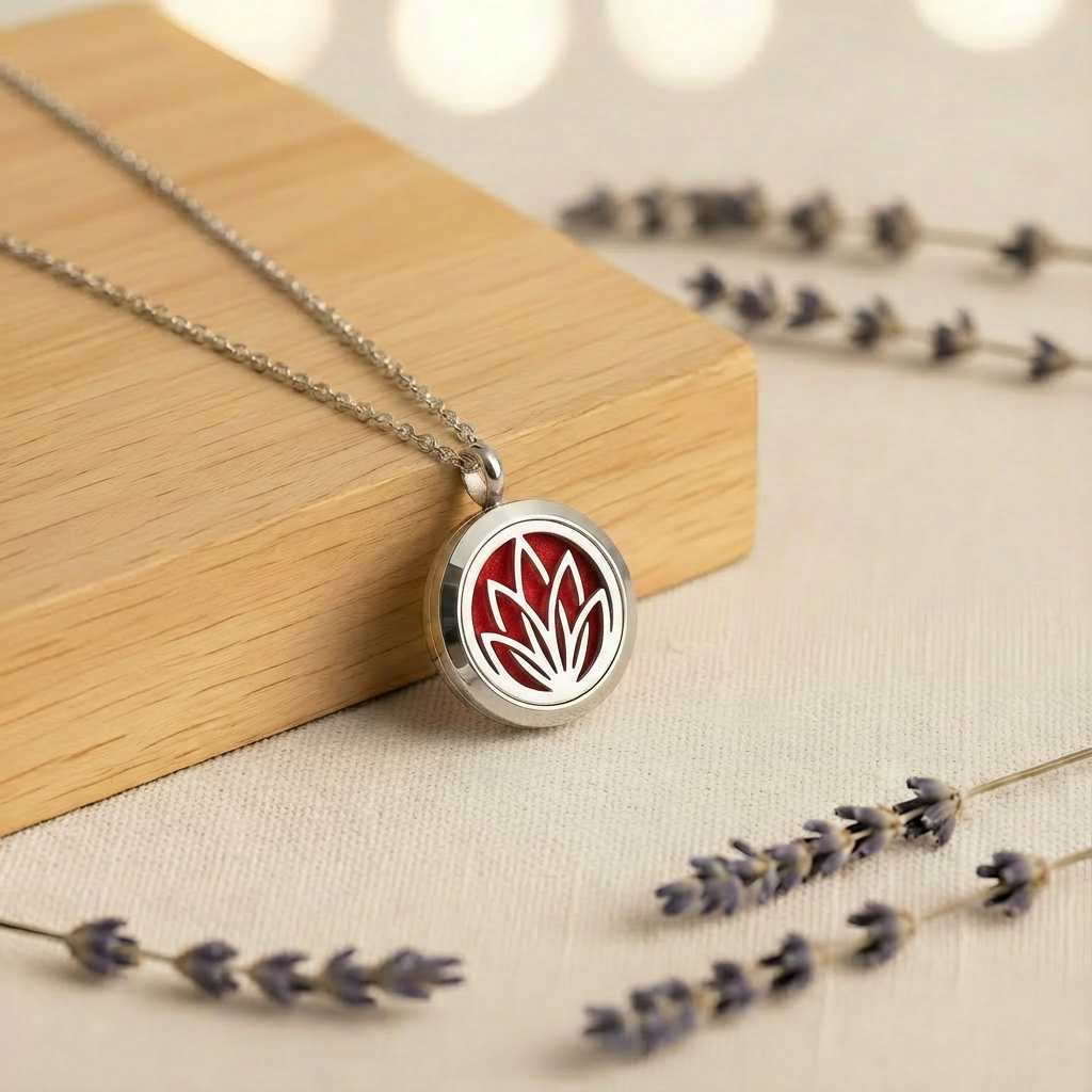 Mini Lotus Diffuser Necklace