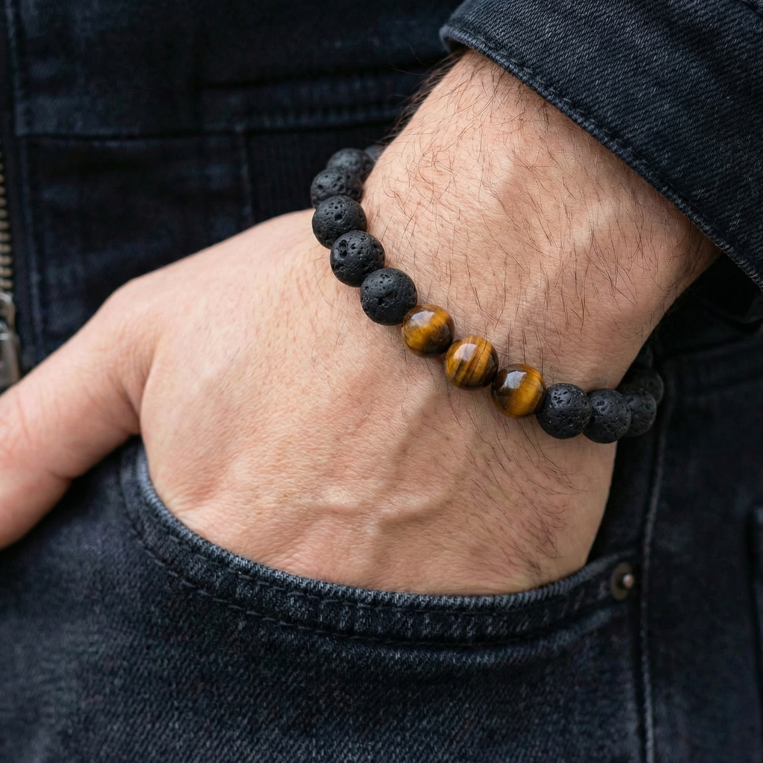 Tiger's Eye Diffuser Bracelet