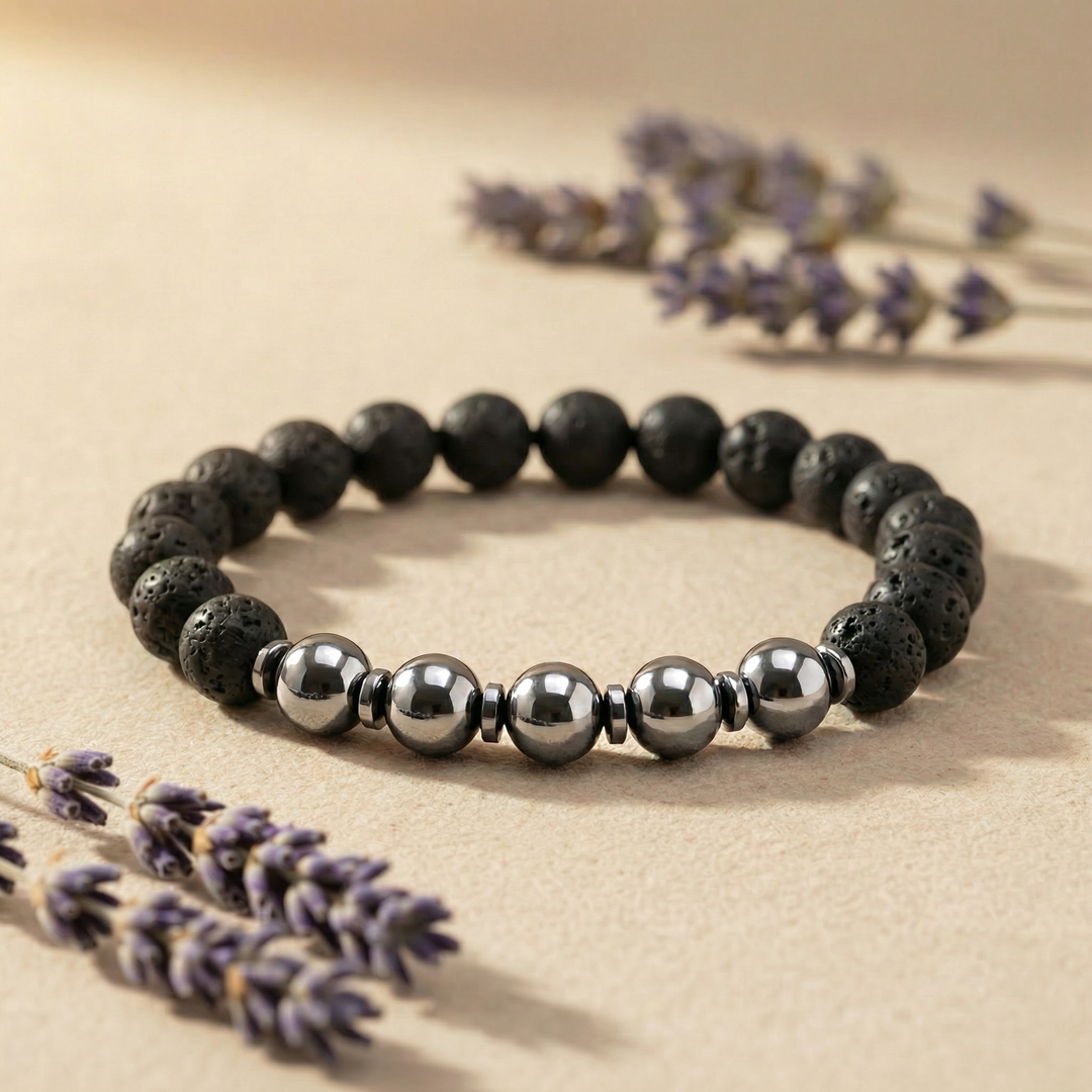 Hematite Diffuser Bracelet