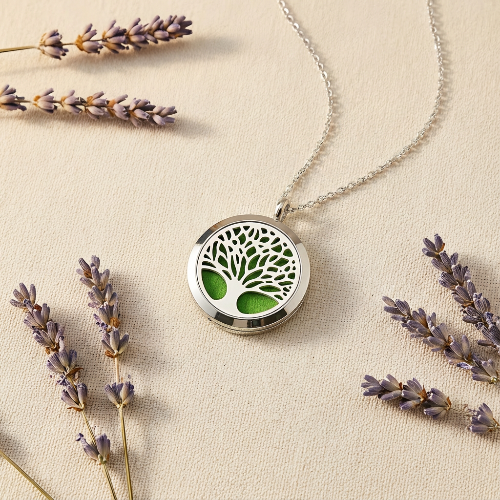 Tree of Life Diffuser Necklace
