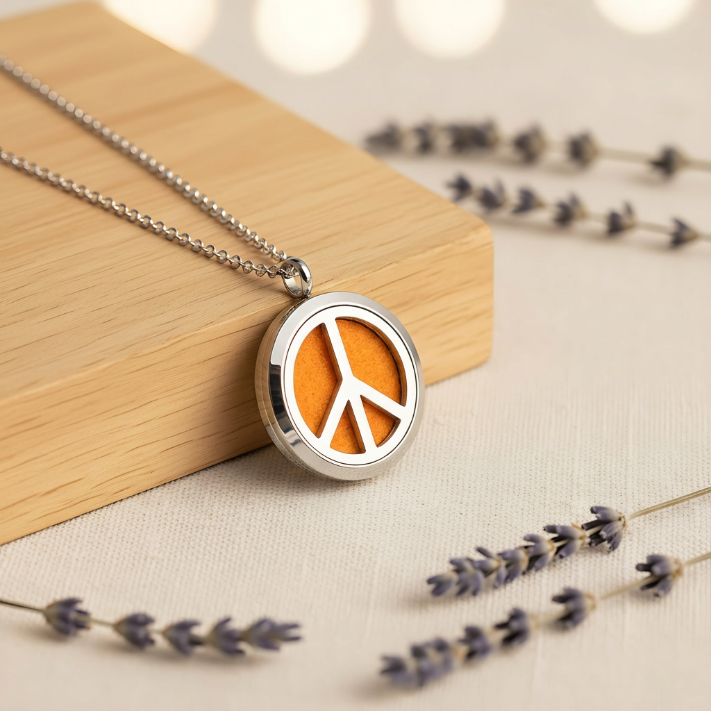 Peace Diffuser Necklace