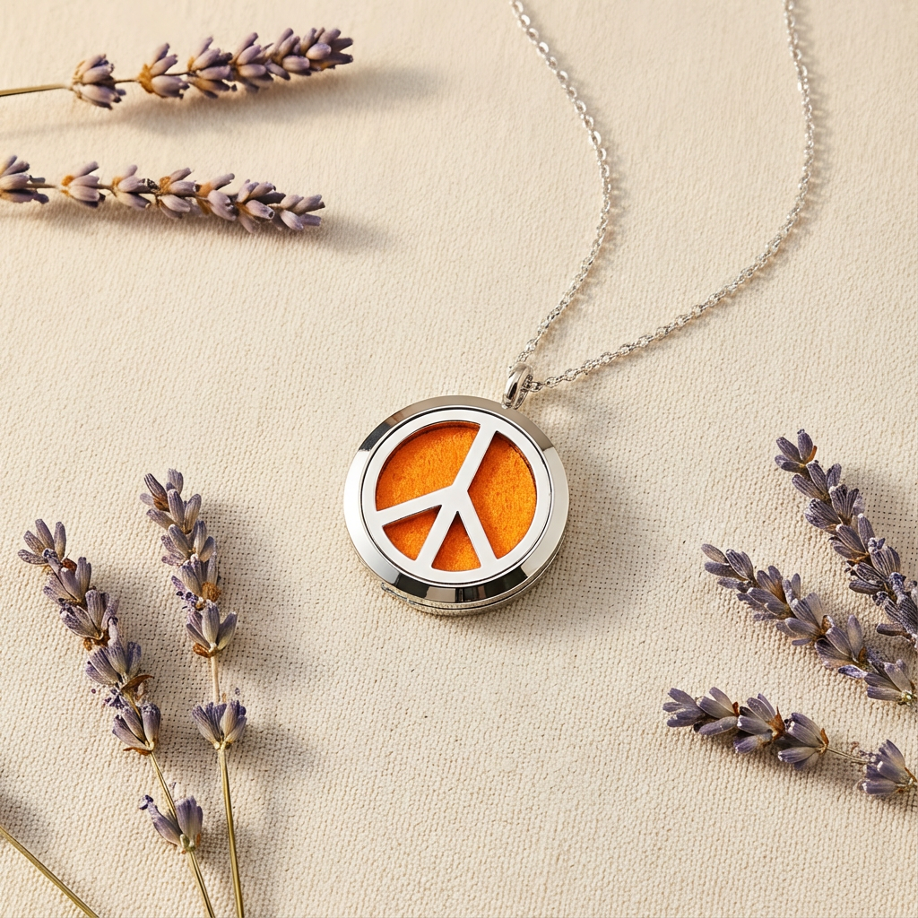 Peace Diffuser Necklace