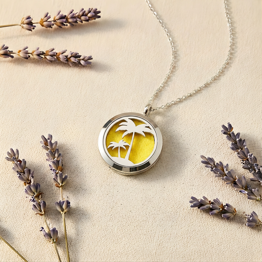 Palms Aromatherapy Necklace