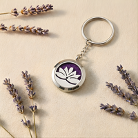 Lotus Diffuser Keychain