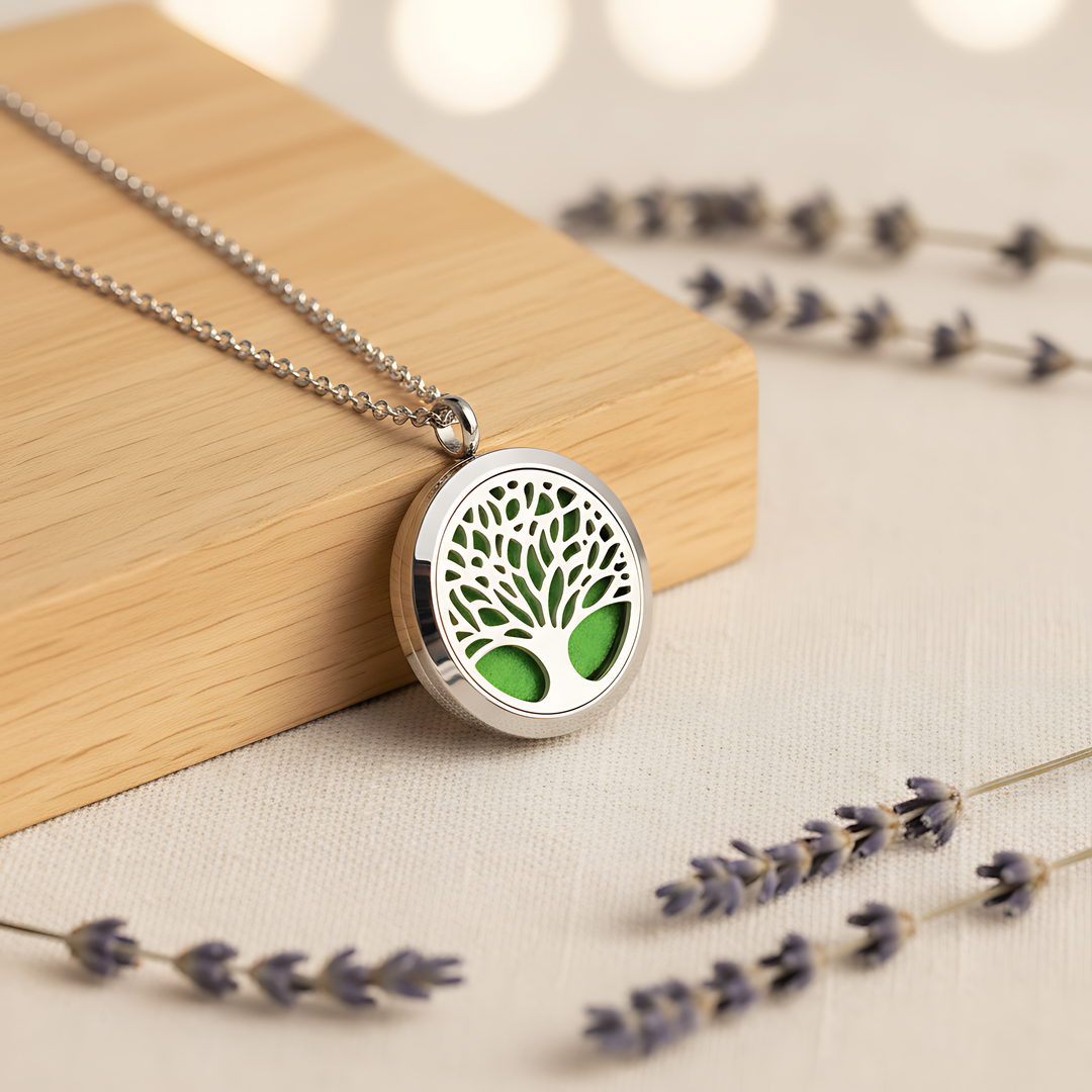 Tree of Life Diffuser Necklace