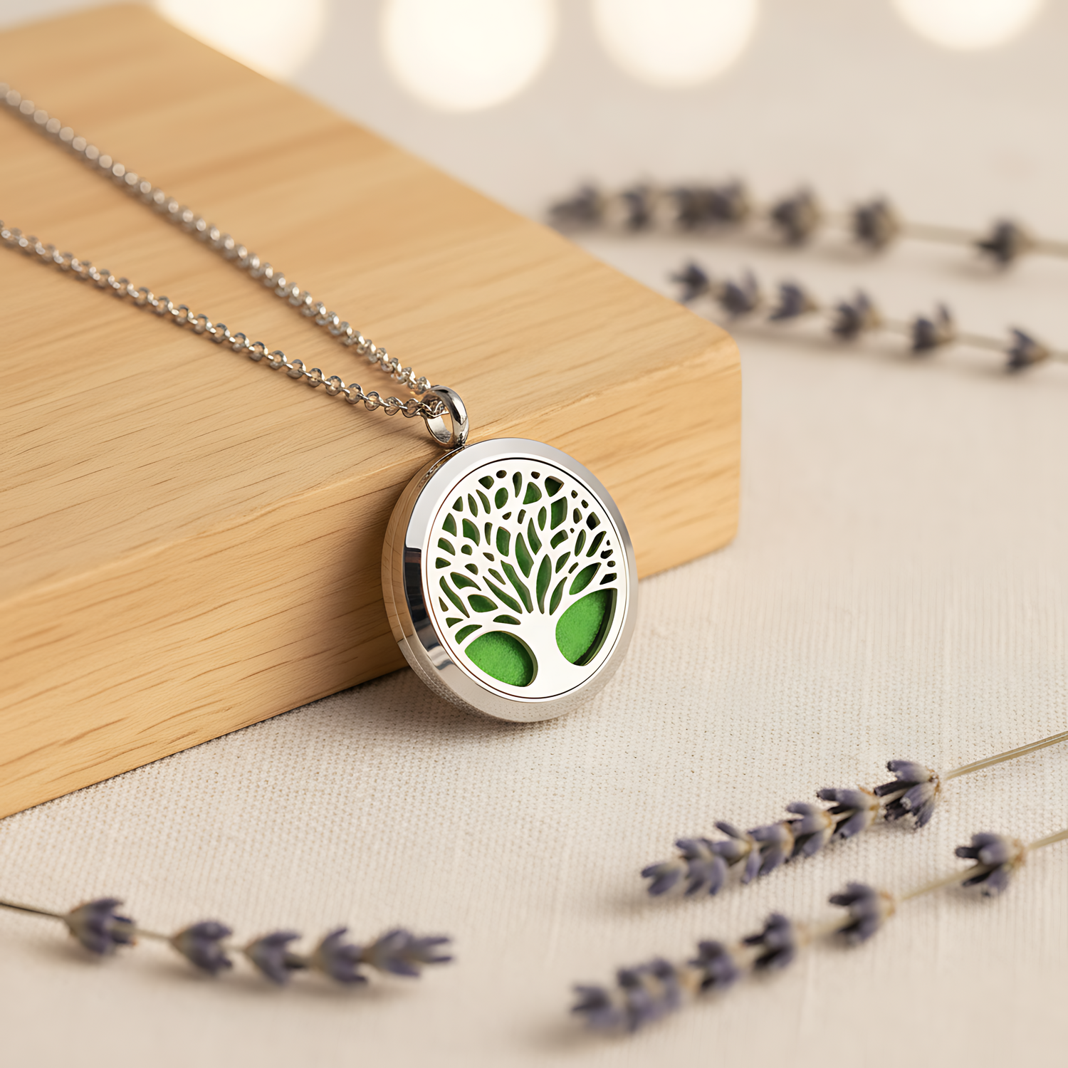 Tree of Life Diffuser Necklace