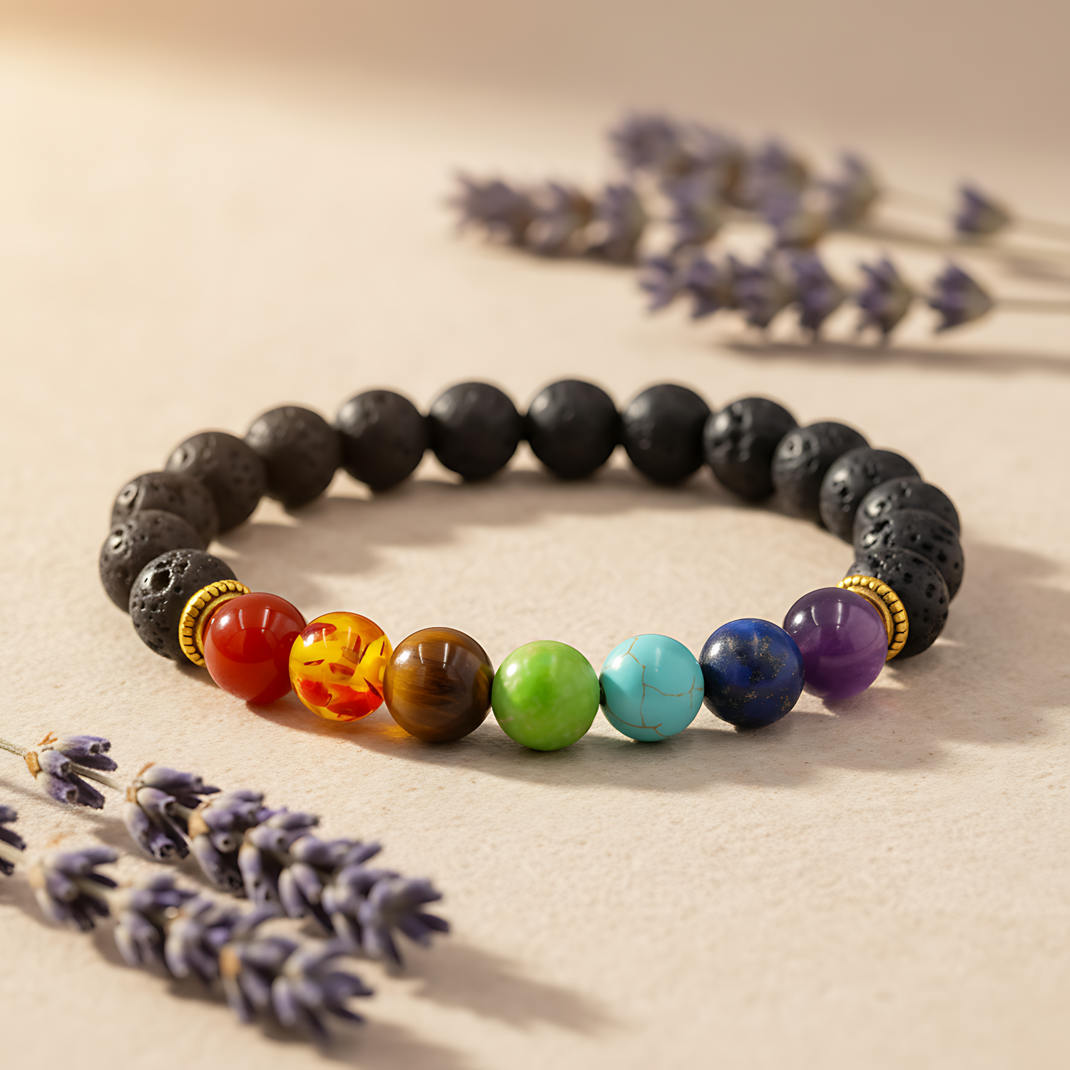 7 Chakra Diffuser Bracelet