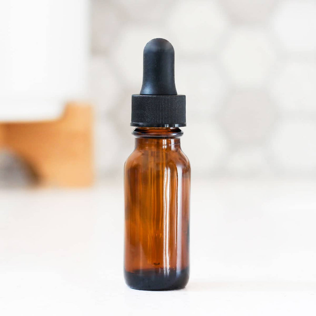 15ml Amber Glass Dropper Bottle image 0