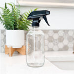 16oz Clear Glass Sprayer Bottle image 0