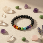 Chakra Bracelet Flat Lay