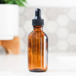 2oz Amber Glass Dropper Bottle image 0
