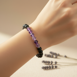 On Wrist - Amethyst Bracelet