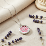 Top view with lavender